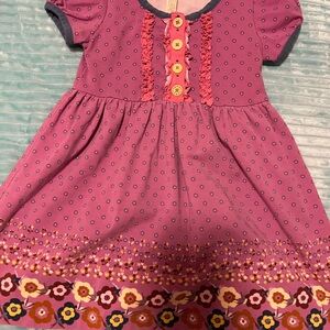 Matilda Jane Pink and Purple Floral Kids Dress